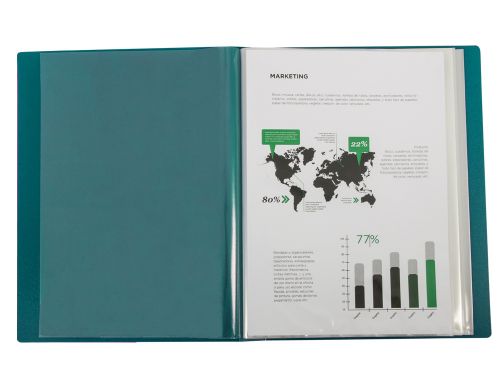 Capa catalogo liderpapel 80 bolsas din a4 verde , Liderpapel , 52255 , 4710581317638